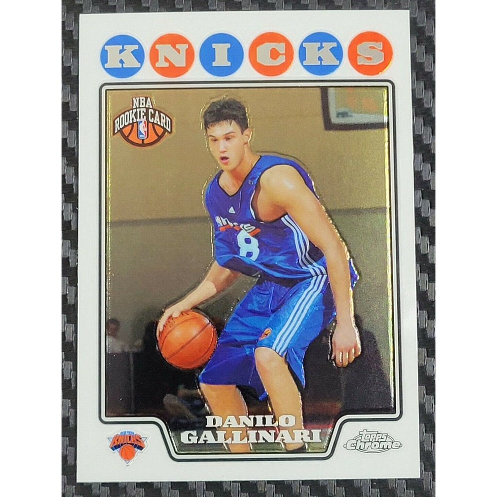 2008-09 TOPPS CHROME DANILO GALLINARI ROOKIE KNICKS